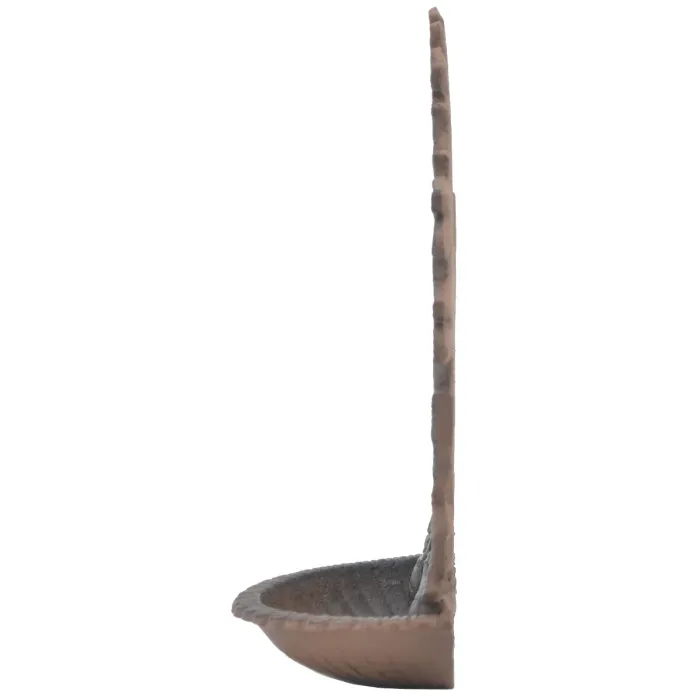 Decorative Cast Iron Wall Mount Bird Feeder 9.75" Long