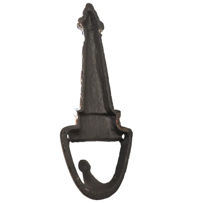 Decorative Nautical Wall Hook - Black & White Lighthouse - 6.375" Tall