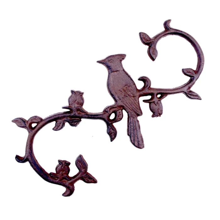 Cast Iron S Style Plant Hook Bluejay 11.5" Long