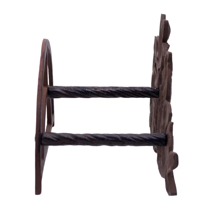 Garden Hose Holder Birds In Bush Cast Iron 12.5" Long