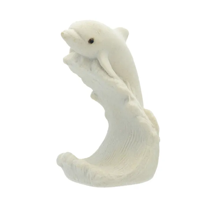 Mr. Sandman Jumping Dolphin Sand Sculpture Figurine Dol12 - 5" Tall