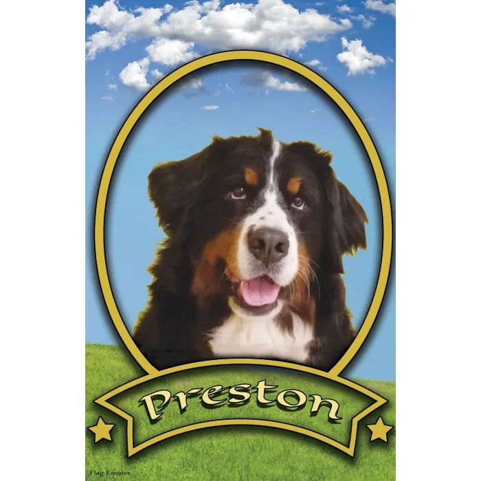 Custom Dog Picture Garden Flag Emotes Countryside Personalized Double Sided N - 1545400871