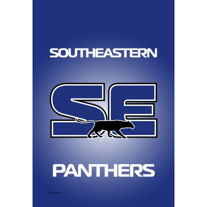 Flag Emotes Double Sided Garden Flag South Eastern High School Panthers