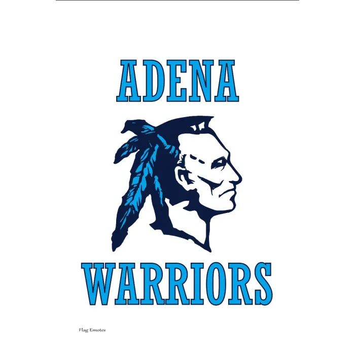 Flag Emotes Double Sided Garden Flag Adena High School Warriors