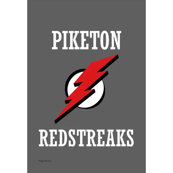 Flag Emotes Double Sided Garden Flag Piketon High School Red Streaks