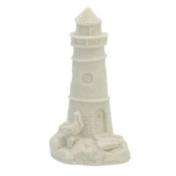 Mr. Sandman Lighthouse Sand Castle Figurine 811 - 4.25" Tall