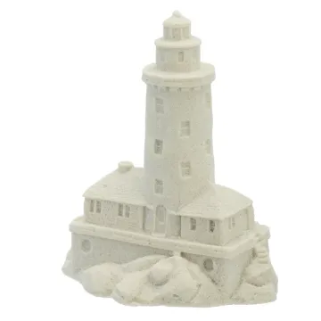 Mr. Sandman Lighthouse Sand Castle Figurine 814 - 4.25" Tall