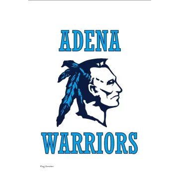 Flag Emotes Double Sided Garden Flag Adena High School Warriors