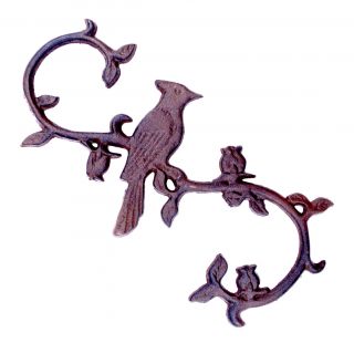 Cast Iron S Style Plant Hook Bluejay 11.5" Long