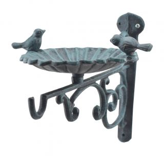 Chickadee Plant Hanger Bird Bath Or Feeder Combo 10.25" Deep