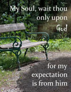 Flag Emotes - Double Sided Garden Flag - Psalm 62:5 My Soul