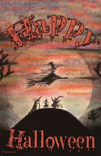 Flag Emotes Double Sided Garden Flag Happy Halloween Witches