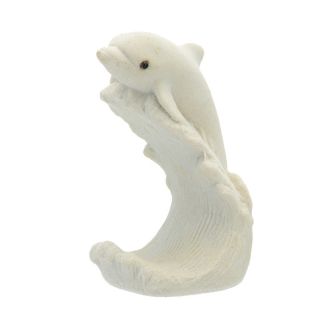 Mr. Sandman Jumping Dolphin Sand Sculpture Figurine Dol12 - 5" Tall