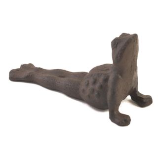 Toad Design Cast Iron Door Stop Wedge - Rust - 3.25" Tall