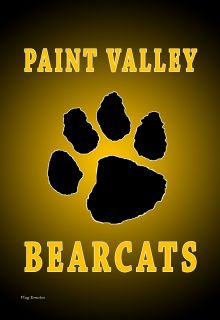 Flag Emotes Double Sided Garden Flag Paint_Valley High School Bearcats