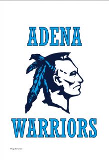 Flag Emotes Double Sided Garden Flag Adena High School Warriors